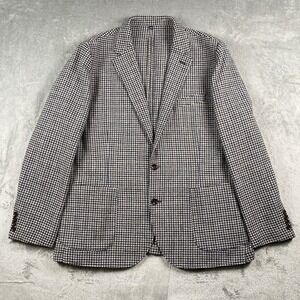 J Crew Thompson Sport Coat Blazer Mens 46 Houndstooth Wool Blend 2 Button NWT
